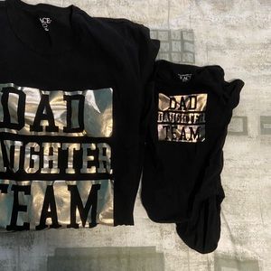 Children’s place family matching dad daughter tees